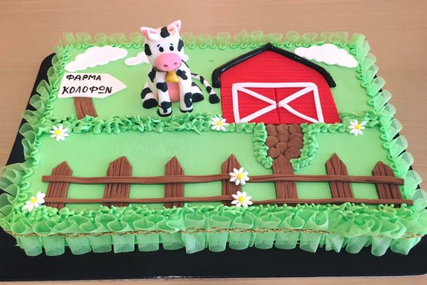 Birthday cake farm