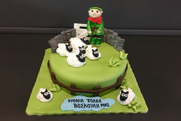 Birthday cake sheep