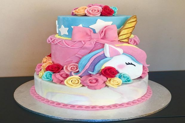 Birthday cake unicorn