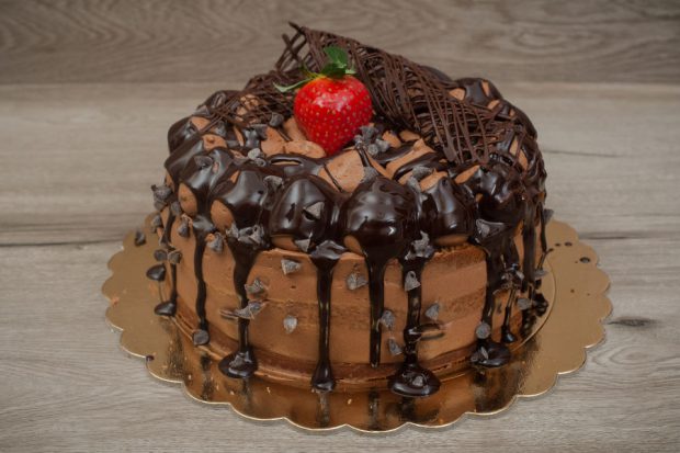 Naked cake chocolate