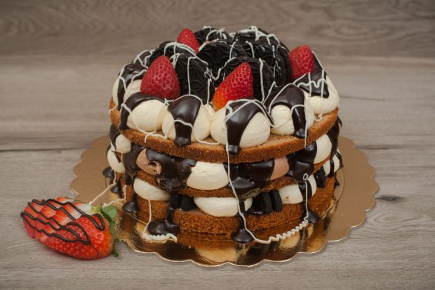 Naked cake cookies