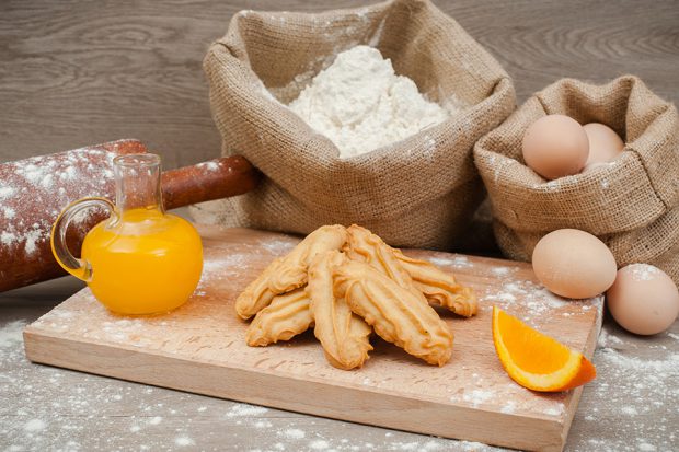 Orange cookie