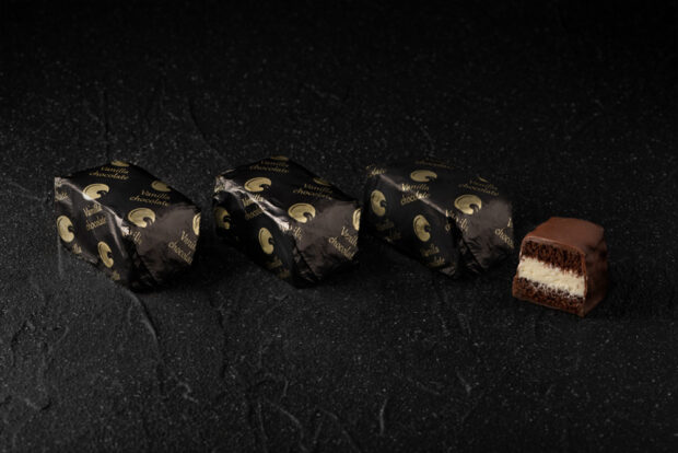 Wrapped past vanilla chocolate