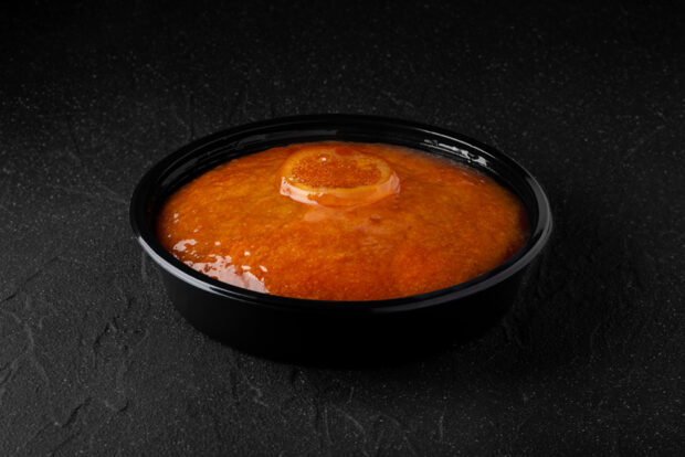 Orange pie pan