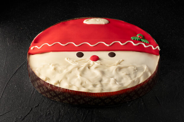 Vasilopita White chocolate Santa claus