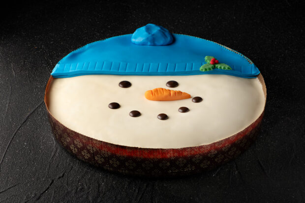 Vasilopita White chocolate Snowman