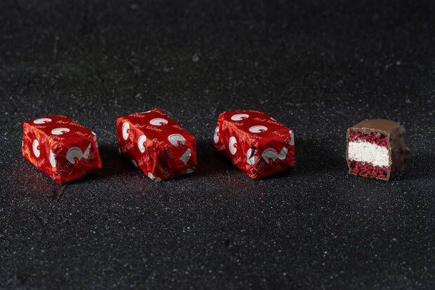 Wrapped pastry, Red Velvet style.